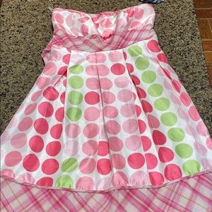 Lime Green and Pink Spring Dress